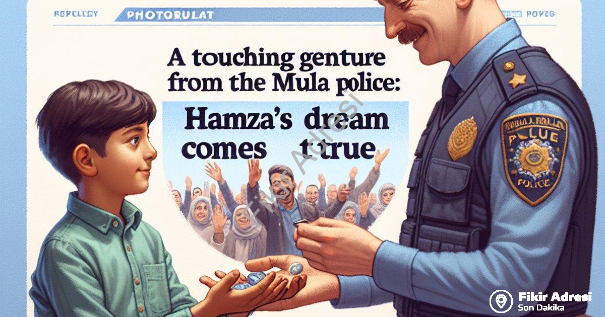 "Muğla Emniyeti'nden Gönüllere Dokunan Jest: Hamza'nın Hayali Gerçek Oldu" başlıklı haber için fotor