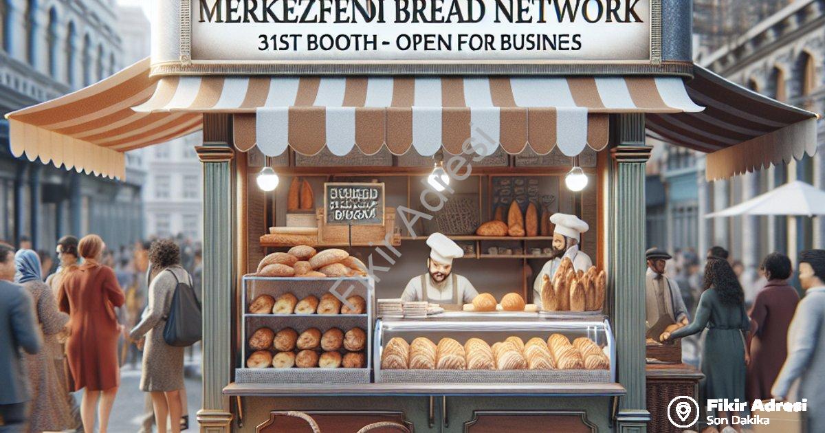 "Merkezefendi Halk Ekmek Ağı Genişliyor: 31. Büfe Hizmete Girdi" başlıklı haber için fotorealistik,