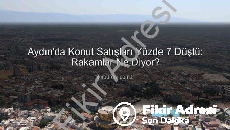 Aydın’da Konut Satışları Yüzde 7 Düştü: Rakamlar Ne Diyor?
