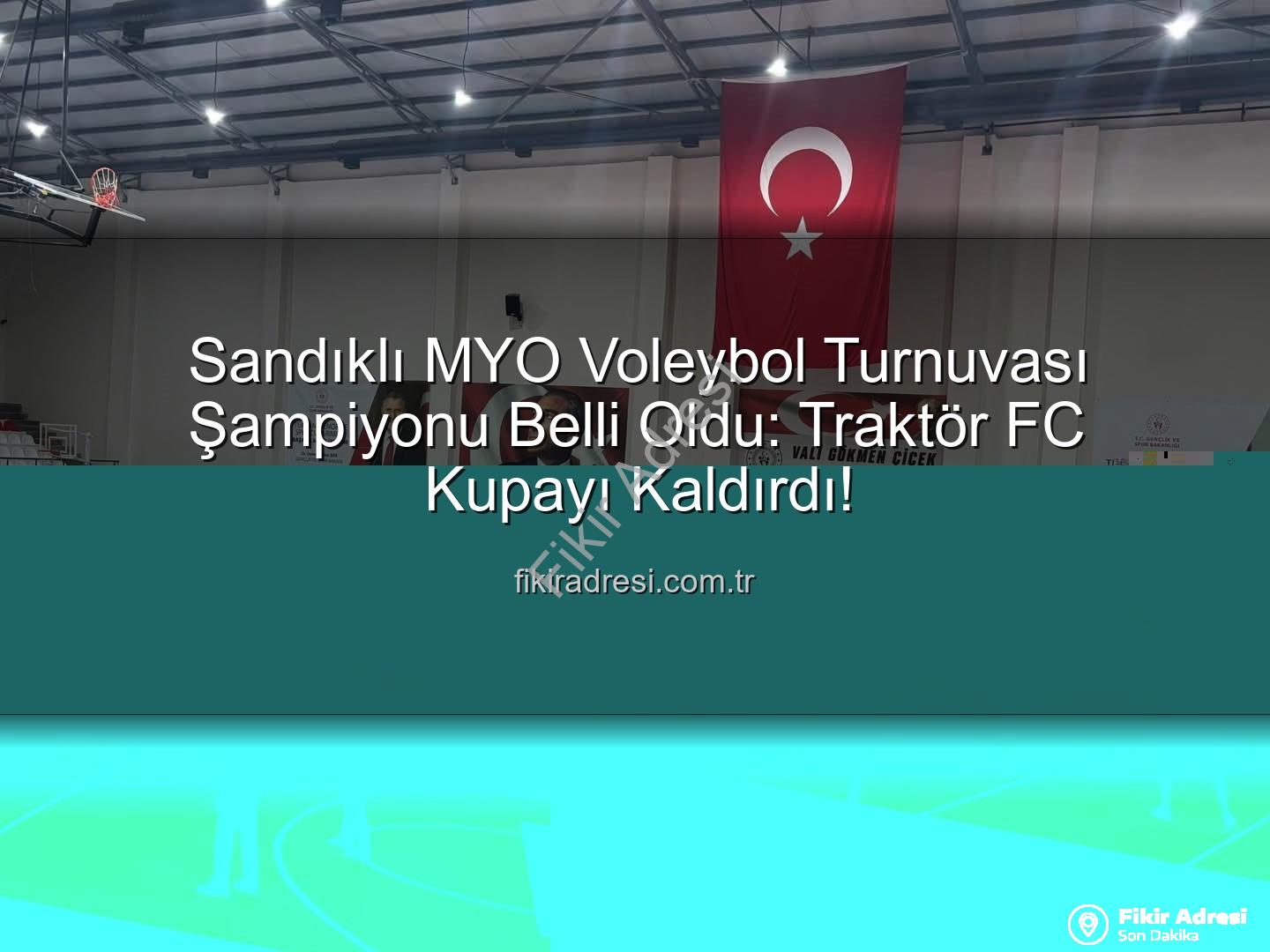 Sandıklı MYO Voleybol Turnuvası - Sandıklı MYO Voleybol Turnuvası Şampiyonu Belli Oldu: Traktör FC Kupayı Kaldırdı!